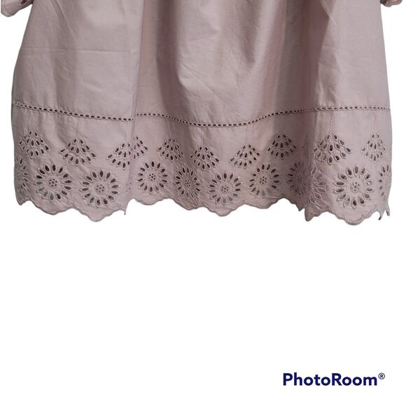 GAP Eyelet Flutter Sleeve Top Size‎ XSMALL - Picture 6 of 11